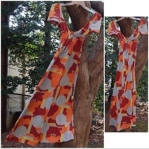 Groovy Vintage John Kloss by Cira Nightgown & Robe